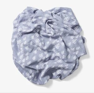 Bloom Baby Alma Mini Crib X Lewis Bay Blue Organic Muslin fitted sheet